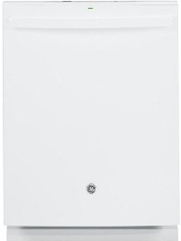 GDT695SGJWW GE Dishwasher with Hidden Controls - White with Stainless Steel Interior