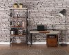 36 Inch Contemporary Bookcase - Steampunk-2