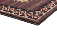 NTR65384x6 4 x 6 Small Brown Lodge Area Rug - Nature-4