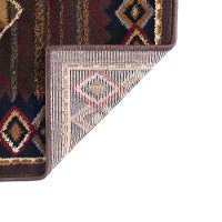 NTR65384x6 4 x 6 Small Brown Lodge Area Rug - Nature-5