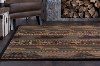 NTR6588 4x6 4 x 6 Small Green Lodge Area Rug - Nature-6