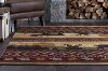 NTR6595 4x6 4 x 6 Small Red Lodge Area Rug - Nature-6