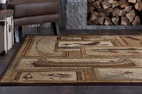 NTR66024x6 4 x 6 Small Ivory Lodge Area Rug - Nature-6