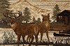 NTR6670 4x6 4 x 6 Small Brown Lodge Area Rug - Nature-8