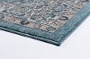 KNS1019 3x8 Aqua, Gray, and Navy 7 Foot Runner Rug - Kensington-3