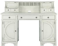 Counter Height Antique Desk and Hutch - Hancock Park