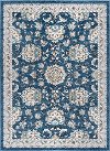 KNS1107 8x11 8 x 11 Large Navy Blue Rug - Kensington