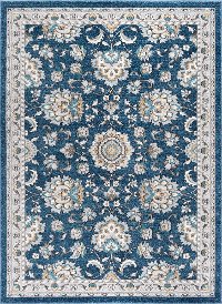 KNS1107 8x11 8 x 11 Large Navy Blue Rug - Kensington