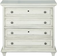 White 2 Drawer Lateral File Cabinet - Hancock Park