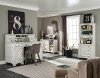 Antique White Lateral File Cabinet and Hutch - Hancock Park-2