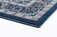 KNS1207 3x8 2 x 7 Runner Blue-Gray Area Rug - Kensington