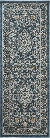 KNS1207 3x8 2 x 7 Runner Blue-Gray Area Rug - Kensington-4