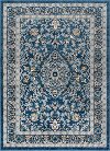 KNS1207 8x11 8 x 10 Large Blue-Gray Area Rug - Kensington
