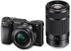 ILCE6000YB Sony a6000 E-mount Digital Camera with 16-50mm and 55-210mm Lenses - Black