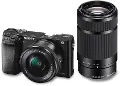 ILCE6000Y/B Sony a6000 E-mount Digital Camera with 16-50mm and 55-210mm Lenses - Black