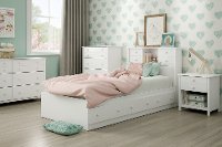 10202 Pure White Double Dresser - Little Smileys -2