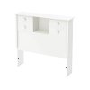 10203 Pure White Twin Bookcase Headboard - Little Smileys-1