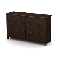 10199 Espresso Double Dresser - Little Smileys