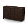 10199 Little Smileys Espresso Double Dresser