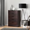 10401 Modern Farmhouse Red-Brown Oak Chest of Drawers - Holland
