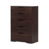 10401 Modern Farmhouse Red-Brown Oak Chest of Drawers - Holland-2