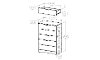 10401 Modern Farmhouse Red-Brown Oak Chest of Drawers - Holland-5