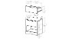 10402 Modern Farmhouse Red-Brown Oak Nightstand - Holland-6