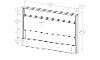 10404 Modern Farmhouse Red-Brown Full-Queen Size Headboard - Holland-6