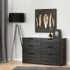 10395 Holland Gray Oak Double Dresser