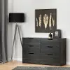 10395 Holland Modern Farmhouse Gray Oak Dresser - South Shore