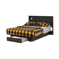 10398 Modern Farmhouse Gray Oak Full-Queen Platform Bed - Holland-3