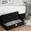 100039 Black Canvas Underbed Storage Box - Storit -8