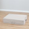 100040 Beige Canvas Underbed Storage Box - Storit