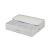 100041 Beige Printed Canvas Underbed Storage Box - Storit-3