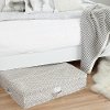 100041 Beige Printed Canvas Underbed Storage Box - Storit-7