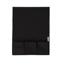 100042 Black Canvas Bedside Storage Caddy - Storit -3