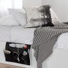 100042 Storit Black Canvas Bedside Storage Caddy
