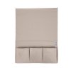 100043 Beige Canvas Bedside Storage Caddy - Storit -3