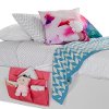 100045 Pink Canvas Bedside Storage Caddy - Storit -2