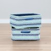 100055 Blue Oval Pattern Nightstand Baskets - Storit