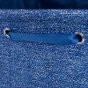100056 Blue Chambray Pattern Nightstand Baskets - Storit -3