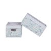 100049 Blueberry Nautical Baskets with Pattern 2-Pack - Storit-2