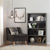 100030 Black Canvas Baskets 2-Pack - Storit -4