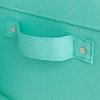 100032 Turquoise Canvas Baskets 2-Pack - Storit -3