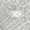 100035 Beige Canvas Baskets with Pattern - Storit -3