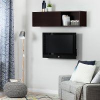 10376 Chocolate Mounted Storage Unit - City Life