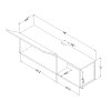 10376 Chocolate Mounted Storage Unit - City Life -7