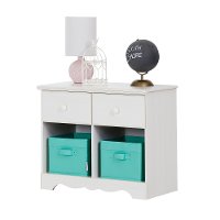 10205 White Wash Double Nightstand - Summer Breeze-2