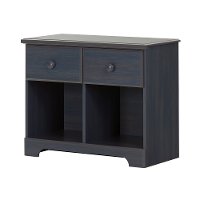 10206 Blueberry Double Nightstand - Summer Breeze -3
