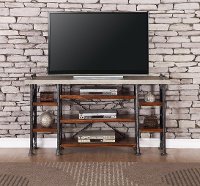 65 Inch Contemporary TV Stand - Steampunk